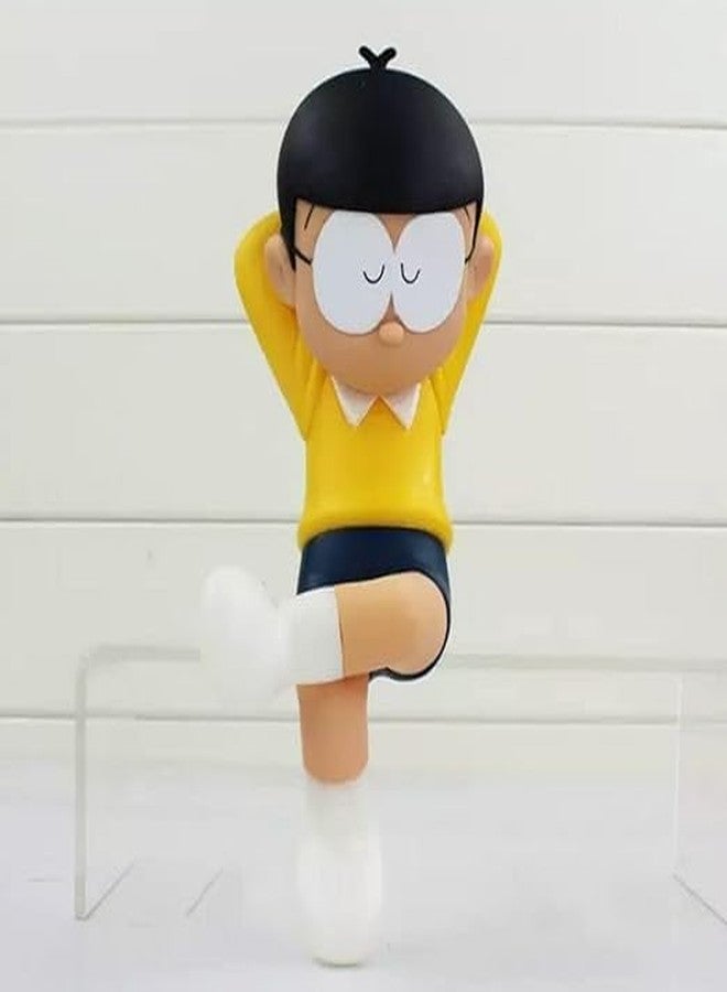 SMARAN Cute Kid Nobita Relaxing Figure | Nobita Figure | Collectible| No Box | Doraemon Lover | Doraemon Lover | 18 cm | Anime | Lying Pos - Image 1